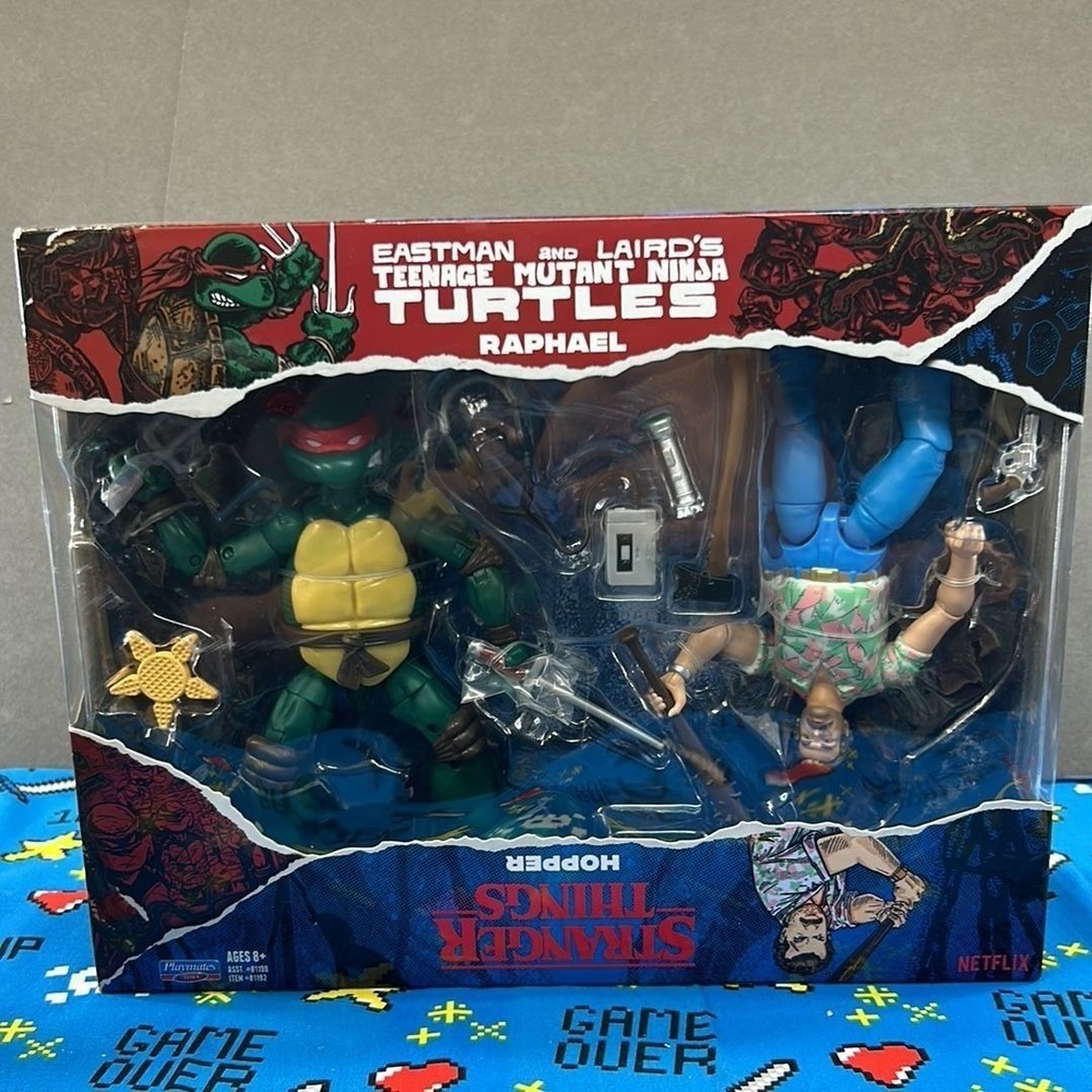 Tmnt netflix stranger things mash figures